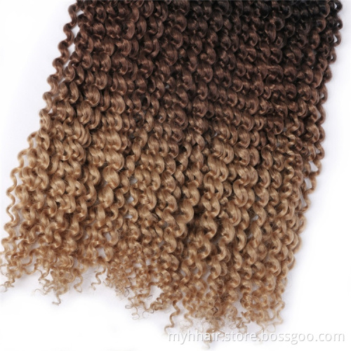 22 strands/pcs blonde,black,brow 18 inch Passion Braid 70g/pack Crochet Braid Hair Synthetic Ombre Braiding Hair Extentions